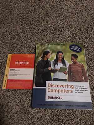 Enhanced Discovering Computers (Shelly - Paperback, by Vermaat Misty - Good j
