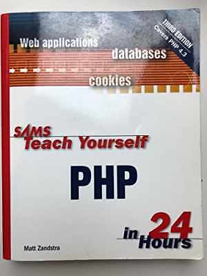 Sams Teach Yourself PHP in 24 Hours (3rd - Paperback, by Zandstra Matt - Good