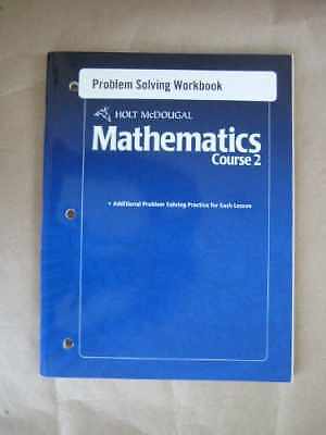 Holt McDougal Mathematics: Problem Solving - Paperback, by HOLT MCDOUGAL - Good