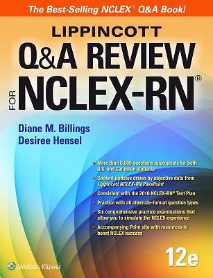Lippincott Q&A Review for Nclex-RN by Billings, Diane; Hensel, Desiree