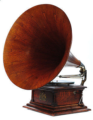 The Gramophone company (HMV)蓄音機ブラシ　#1 ビクター 蓄音機 ラッパ型 手回し式 八角 グラモフォン His