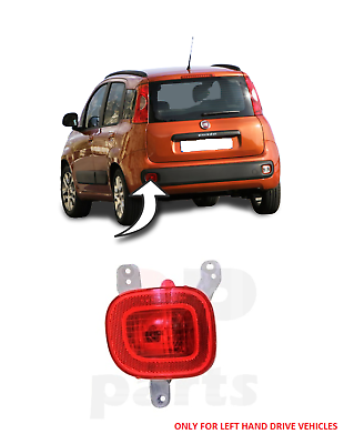 FOR FIAT PANDA 2012 - 2019 NEW GENUINE REAR BUMPER REAR FOGLIGHT LAMP LEFT LHD