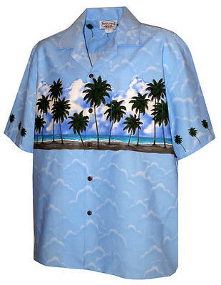 Hawaiian Casual Button-Down Shirts for Men