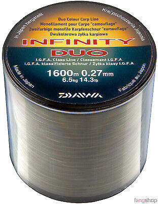 Daiwa Infinity Duo Carp Karpfenschnur Monofile Schnur Angelschnur Karpfen Schlei