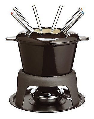 Service à Fondue Complet NOMAR (IDEM LE CREUSET) - Poêlons En Fonte Blanc, Made In France