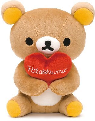Tabletop Rilakkuma stuffed toy 140 × 160 × 140 mm MK59301