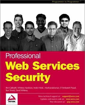 Professional Web Services Security by Wrox Author Team