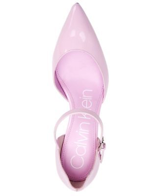

CALVIN KLEIN Женские розовые кожаные туфли-лодочки Gel Pod D Orsay Roya Stiletto, Розовый, E6130