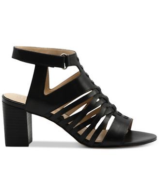 

ADRIENNE VITTADINI Женские Черные Сандалии Pense Toe Block Heel Slingback 9,5 M, Черный, 3W19S93