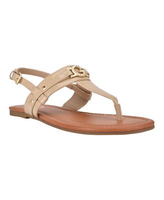 

Женские бежевые сандалии-стринги с круглым носком GBG LOS ANGELES с логотипом Leedia, размер 6,5 м, Бежевый, GGLEEDIA