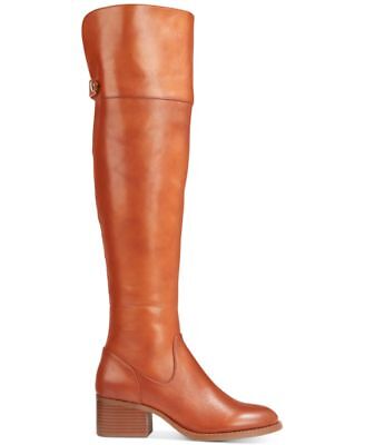 

INC Womens Brown 17.5 Boot Height Karmenn Round Toe Leather Riding Boot, Коричневый, 10007417800