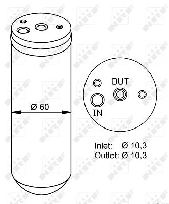 Nrf (33293) Trockner, Klimaanlage FÃ¼R Mercedes