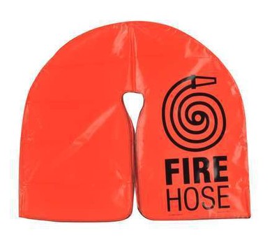 Zoro Select 20897 Order 30 Fire Hose Cover, 32 In.L,10 In.W,Red