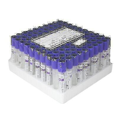 100 Lab Grade 2ml Glass Vac Blood Collection Tubes Sterile
