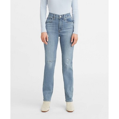 

Женские прямые джинсы с высокой посадкой Levis 724 - Slate Fixer