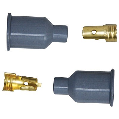 Msd Ignition 3322 Straight Distributor Boots- 2 Per Card Boot / Terminal Kit, Di