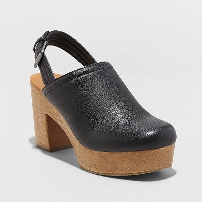 

Женские туфли на платформе Watson Clog Heels - Universal Thread Black, Черный