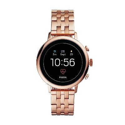 Умные часы Fossil Gen 4 Venture HR 40 мм — нержавеющая сталь оттенка розового золота