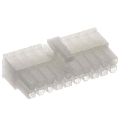 7pc MOLEX  39-01-2200 Conn Rect/PCB Recept Hsg 2-Row 20 Pos Mini-Fit Jr. Ser UL