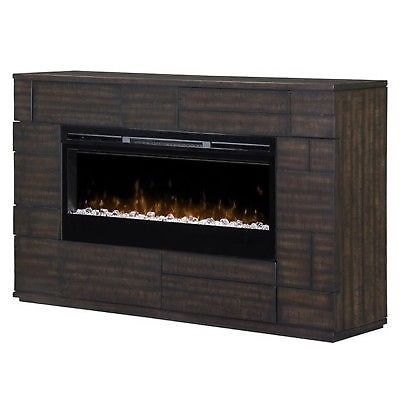 Chimenea contemporáneo Dimplex repisas y rodea