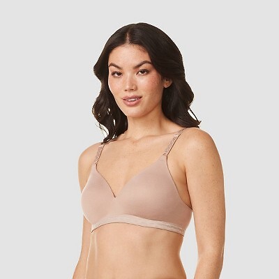 

Женский супермягкий бюстгальтер без косточек Simply Perfect by Warner RM1691T - Поджаренный, Almond