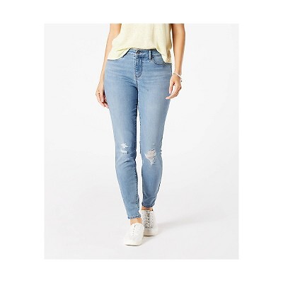 

Женские джинсы-скинни со средней посадкой DENIZEN от Levis - Синий с заклепками, Riveted blues