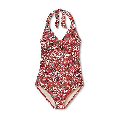 

Цельный купальник для беременных с запахом и лямкой спереди - Isabel Maternity by Ingrid -, Not available