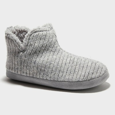 

Женские трикотажные тапочки dluxe by Dearfoams - Серый