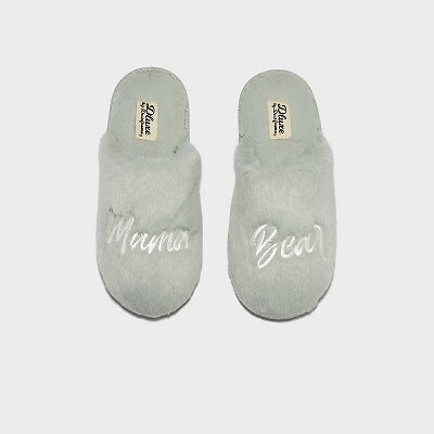 

Женские тапочки Mama Bear ко Дню матери dluxe by Dearfoams - Mint XL