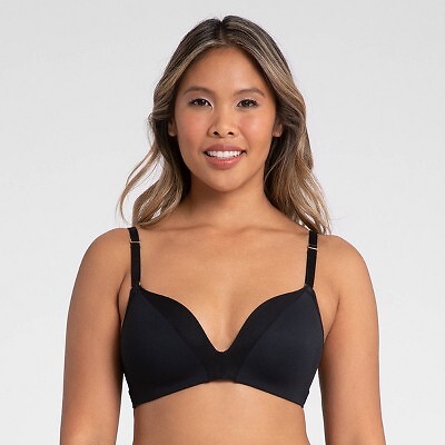 

Все вы. Женский бюстгальтер All Day Deep V без косточек LIVELY - угольно-черный