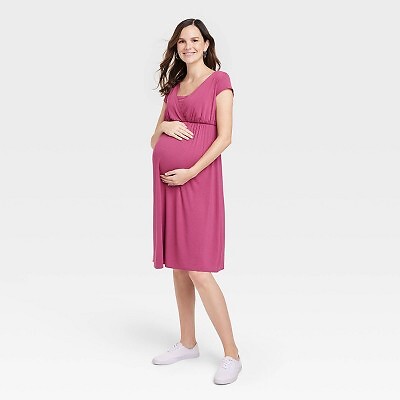 

Платье для кормящих мам с короткими рукавами - Isabel Maternity от Ingrid - Isabel, Розовый