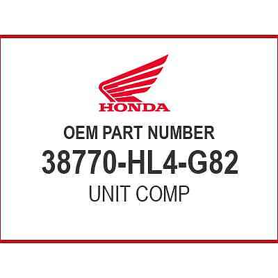 Honda PGM-FI UNIT 38770-HL4-G82 OEM NEW