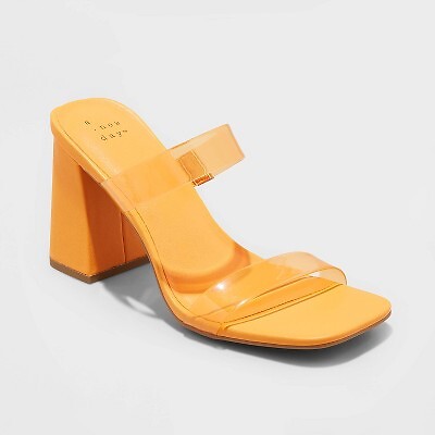 

Женские туфли на высоком каблуке Deanna Mule - A New Day Mango Orange, Оранжевый