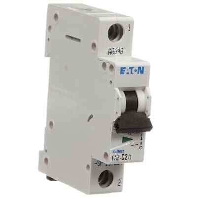 1Pc Eaton Cutler Hammer Faz-C2/1-Sp Miniature Circuit Breakers, T/M, Ul1077, To
