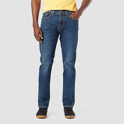 Мужские джинсы DENIZEN from Levis 232 Slim Straight Fit - Blue Denim 36x34