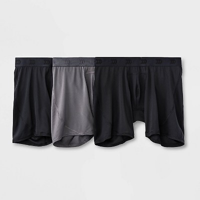 

Мужские трусы-боксеры из трикотажной сетки Performance - All in Motion, черные/фитнес, Black/gray
