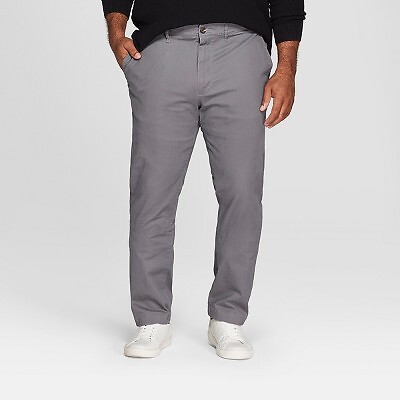 

Брюки чинос Slim Fit для мужчин больших и высоких размеров Every Wear - Goodfellow - Co Thundering, Серый