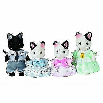 family cats　0331 Sylvanian Families 5181 Tuxedo Cat Family Figures for sale online