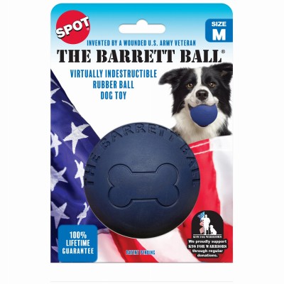 4 Pack - Barrett Rubber Ball Dog Toy, 4 In. - 54472
