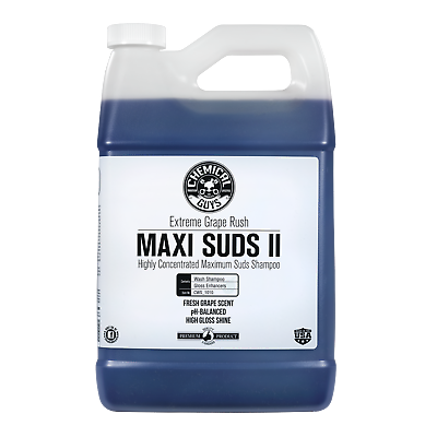 Chemical Guys CWS_1010 - Maxi-Suds II Grape Scent Snow Foam Cleanser Soap 1 gal