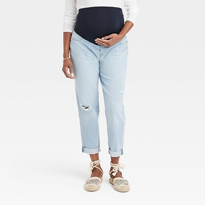 

Джинсы-бойфренды для беременных Under Belly - Isabel Maternity от Ingrid - Isabel, Light wash
