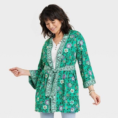 

Женская куртка - Knox Rose Green Floral, Зеленый