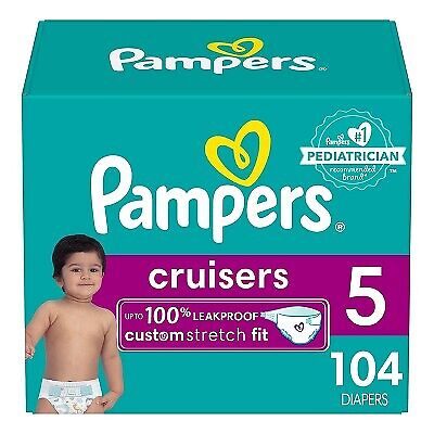 Pampers Cruisers Diapers Enormous Pack - Size 5 - 104ct