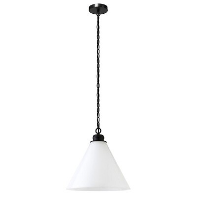 Подвеска Hampton & Thyme шириной 15,88 см: Черненая бронза, регулируемый шнур, UL
