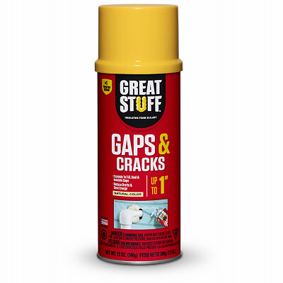 Great Stuff; 12 OZ; Gaps & Cracks Minimal Expanding Foam Sealant; Fills; Seal...