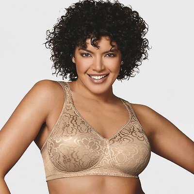 

Женский беспроводной бюстгальтер Playtex Ultimate Lift - Support 4745 - бежевый