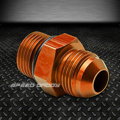 8AN AN8 3/4-16 УНФ ШЛАНГ МАСЛЯНОЙ/ТОПЛИВНОЙ/ГАЗОВОЙ МАГИСТРАЛИ, СОЕДИНИТЕЛЬНЫЙ ШТУЦЕР ДЛЯ МУЖЧИН И ЖЕНЩИН, ПЕРЕХОДНИК ЗОЛОТОЙ