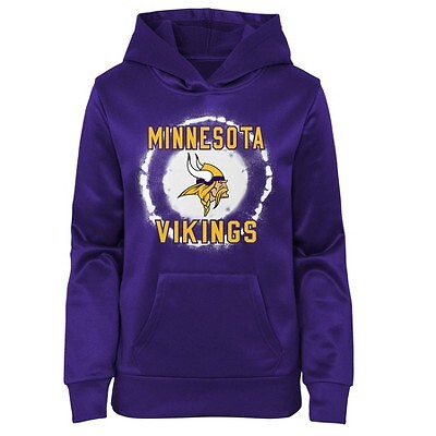

Флисовая толстовка с капюшоном для девочек NFL Minnesota Vikings, Not available