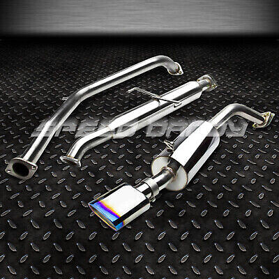 ЗАДНЯЯ ВЫХЛОПНАЯ СИСТЕМА CAT ИЗ НЕРЖАВЕЮЩЕЙ СТАЛИ С ОВАЛЬНЫМ ОБГОРЕВШИМ НАКОНЕЧНИКОМ И ГЛУШИТЕЛЕМ ДЛЯ 08-15 SCION XB