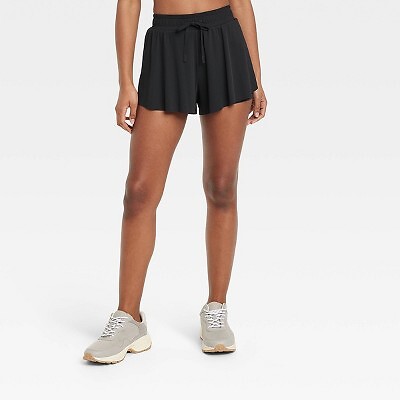 Women's Mid-Rise Double Layer Run Shorts - JoyLab